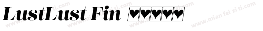 LustLust Fin字体转换